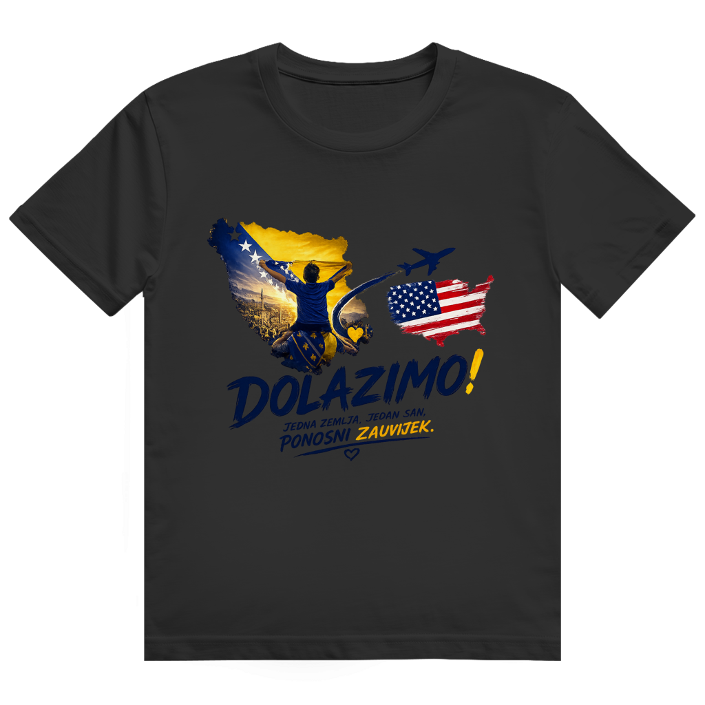 Men's Heavy Cotton T-Shirt - Dolazi Bosna Ponosna | Front Print