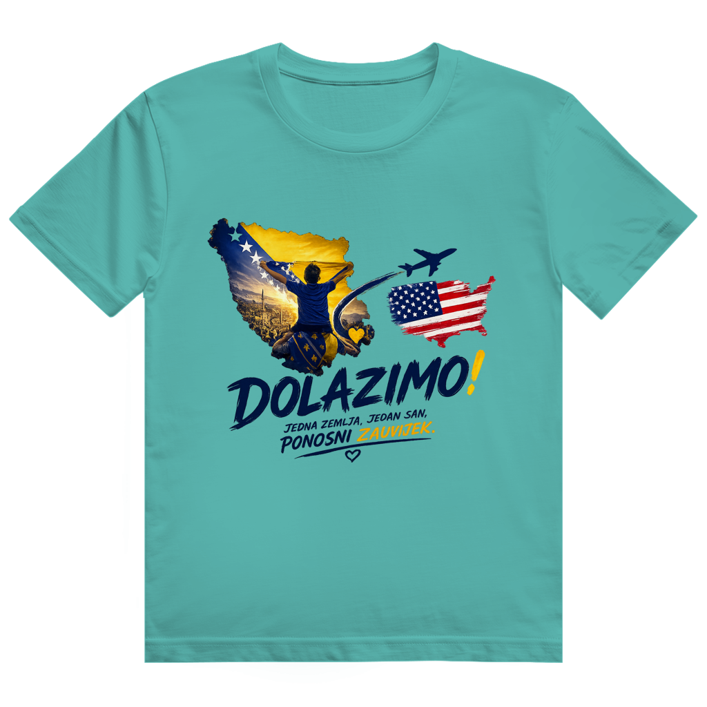 Men's Heavy Cotton T-Shirt - Dolazi Bosna Ponosna | Front Print
