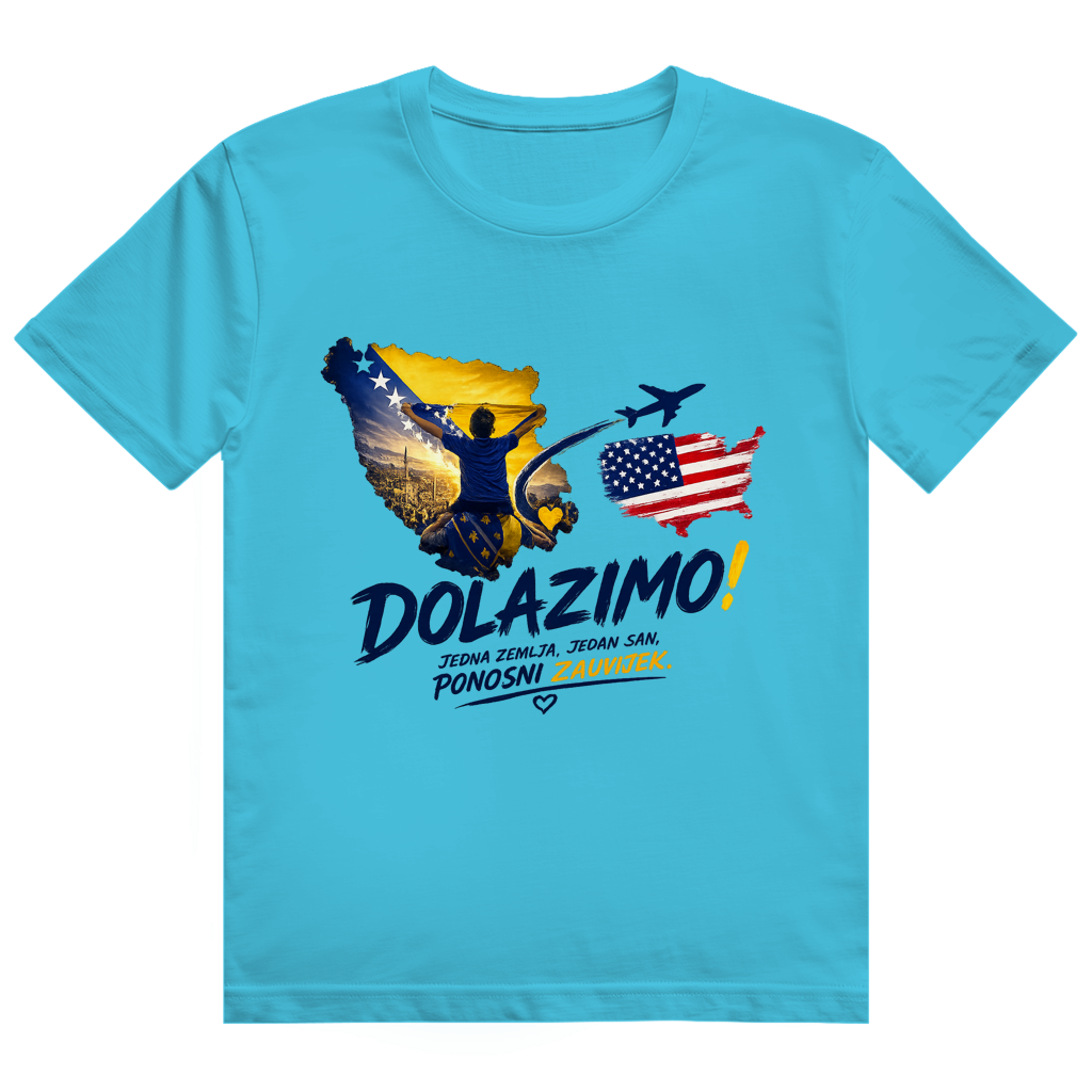 Men's Heavy Cotton T-Shirt - Dolazi Bosna Ponosna | Front Print