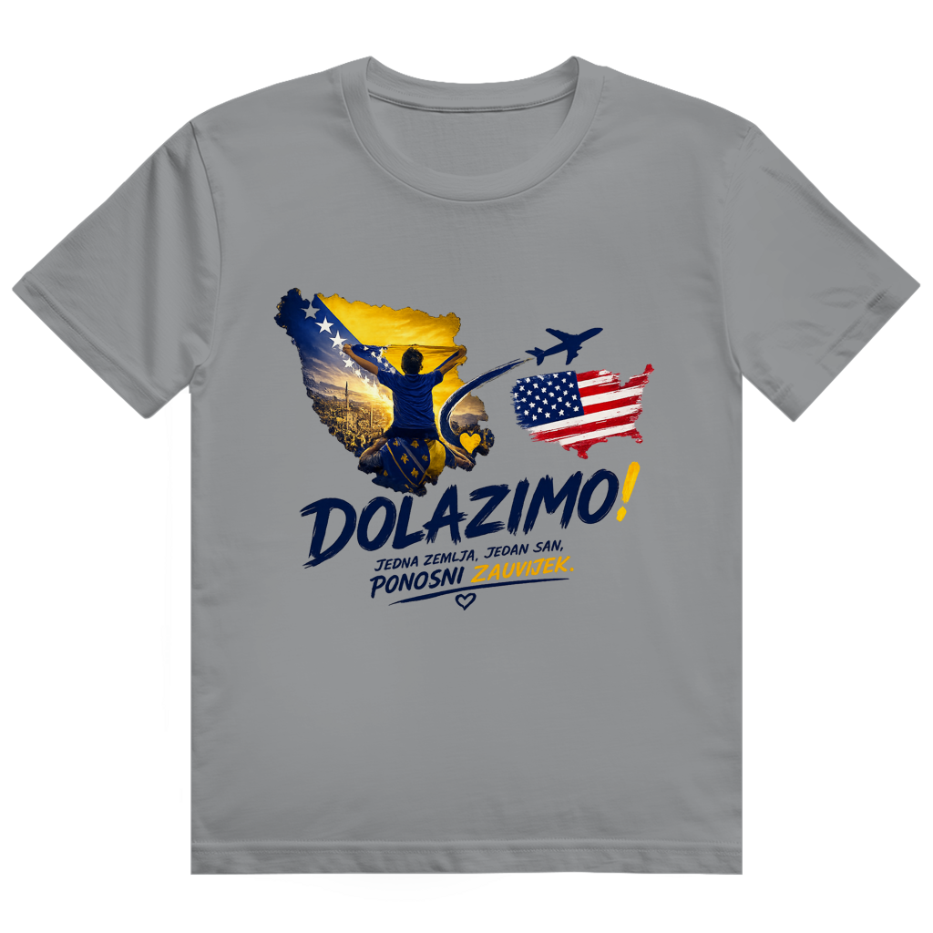 Men's Heavy Cotton T-Shirt - Dolazi Bosna Ponosna | Front Print