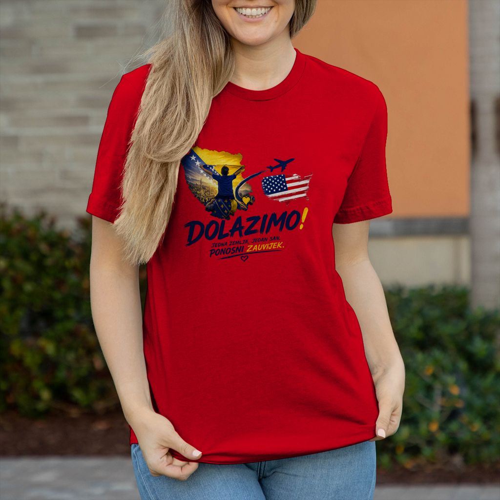 Women's T-Shirt - Dolazi Bosna Ponosna | Front Print