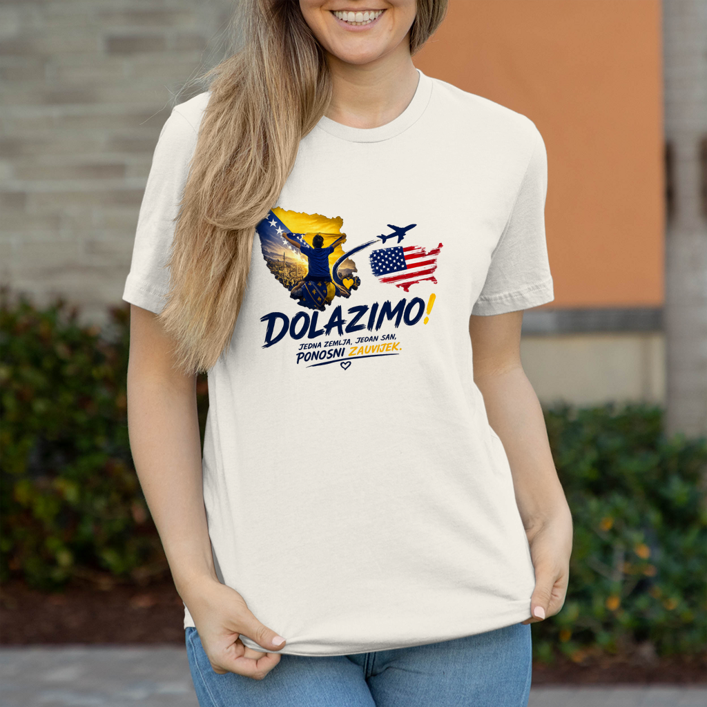 Women's T-Shirt - Dolazi Bosna Ponosna | Front Print