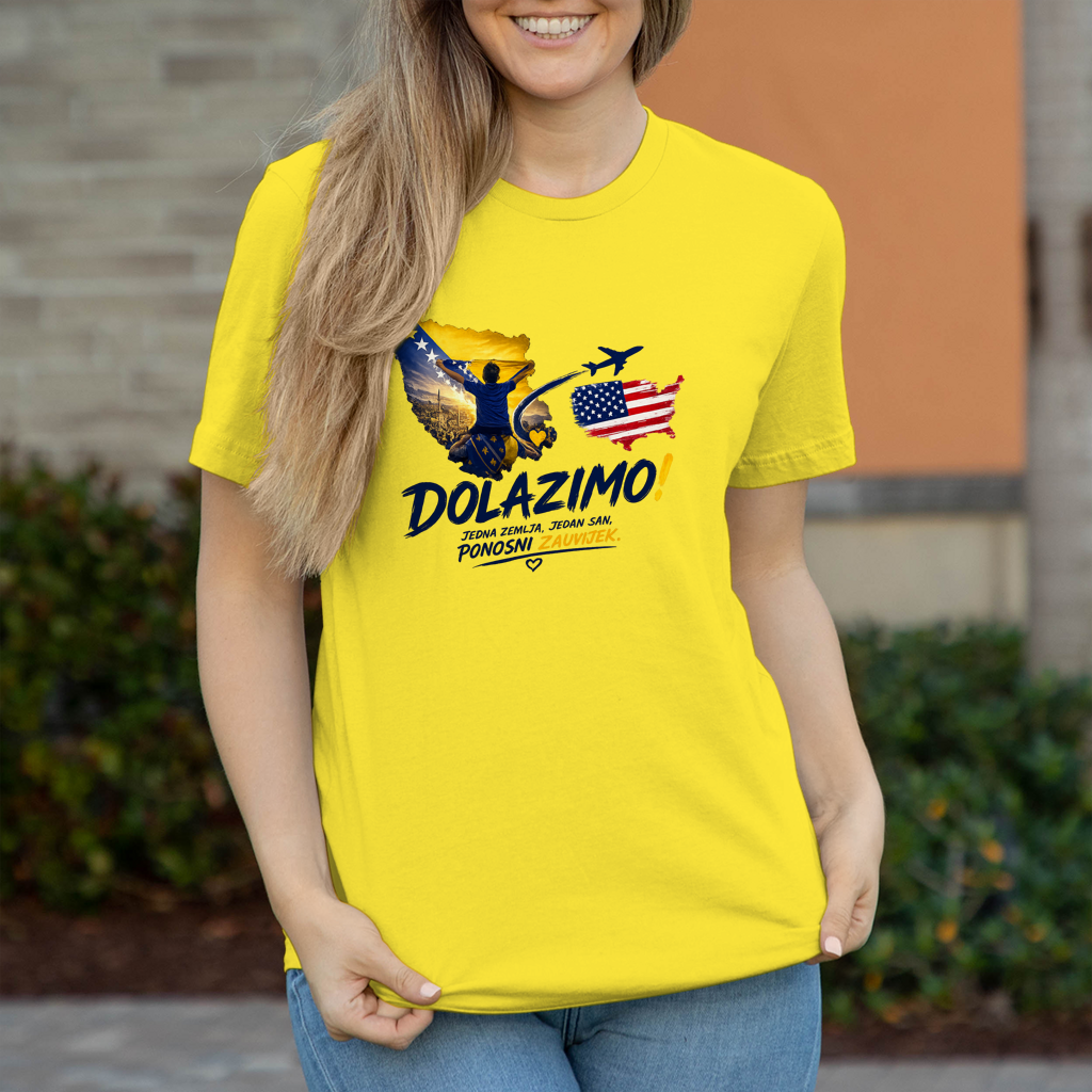 Women's T-Shirt - Dolazi Bosna Ponosna | Front Print