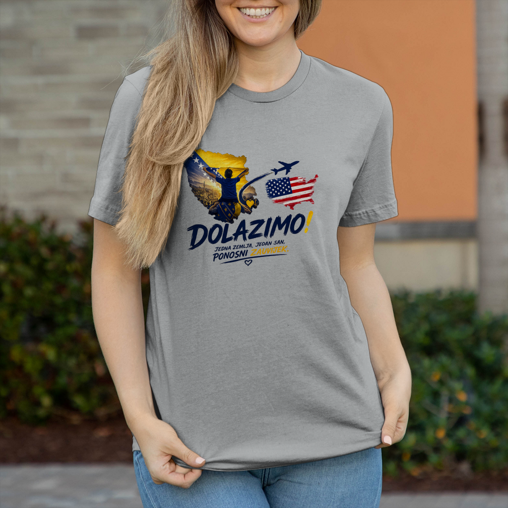 Women's T-Shirt - Dolazi Bosna Ponosna | Front Print