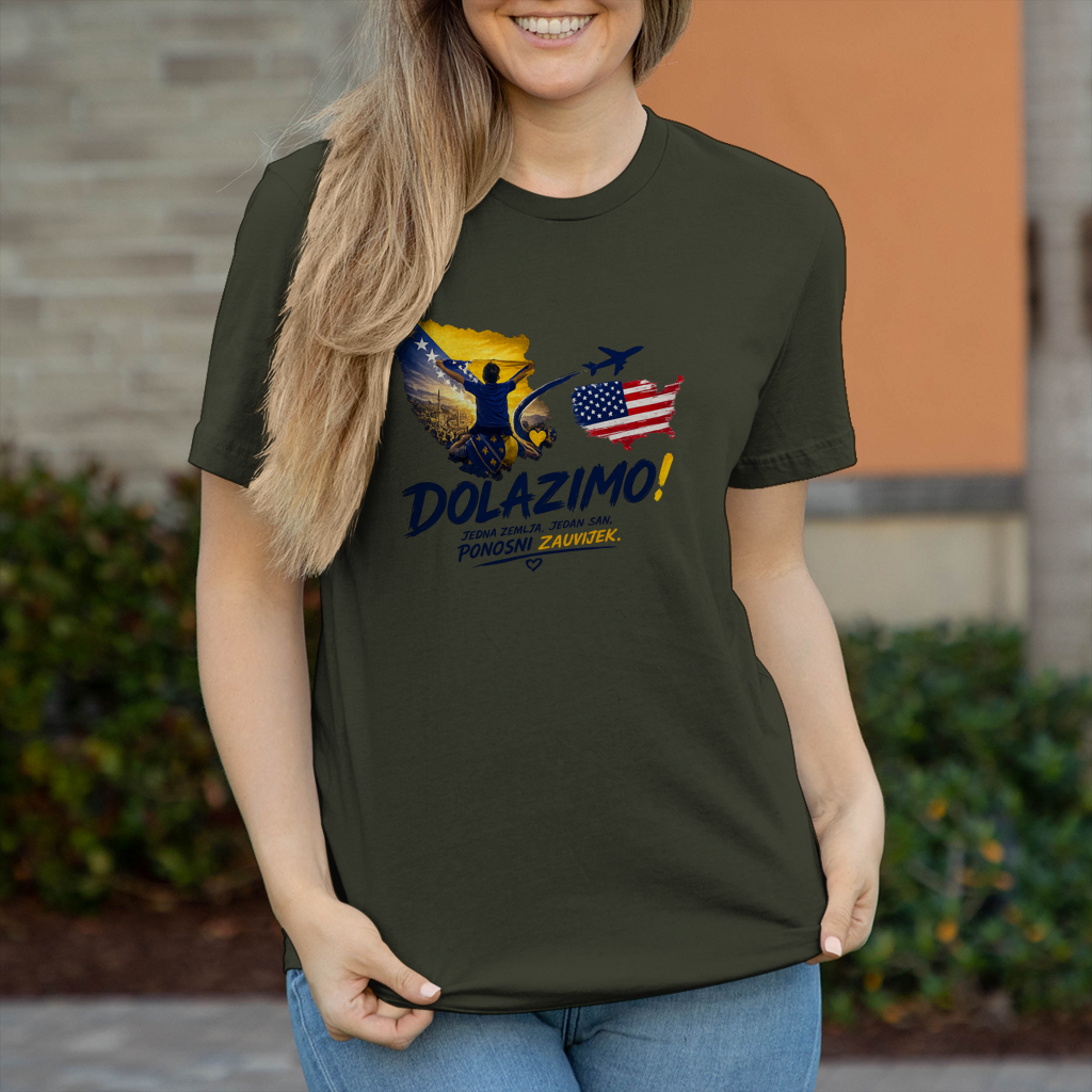 Women's T-Shirt - Dolazi Bosna Ponosna | Front Print