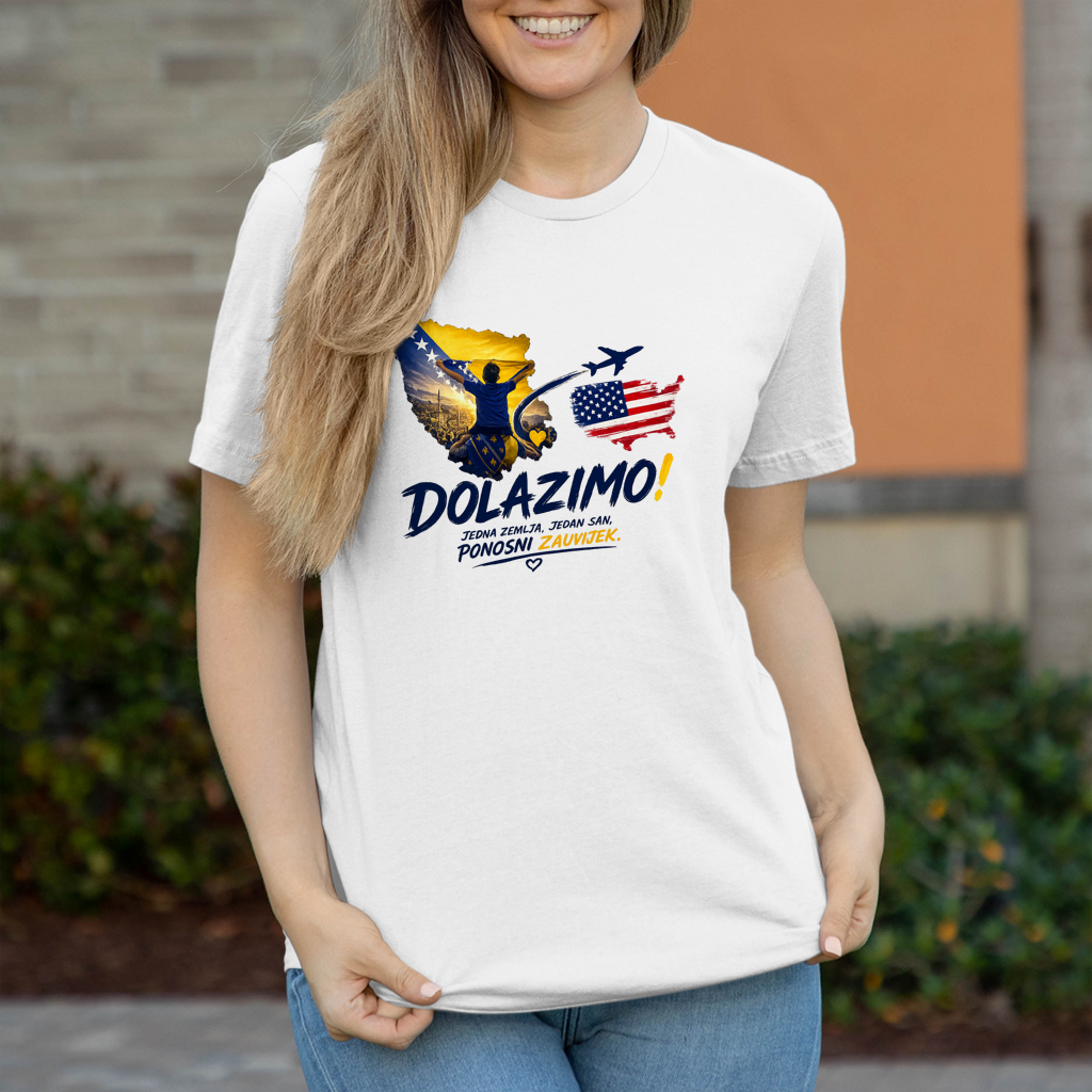 Women's T-Shirt - Dolazi Bosna Ponosna | Front Print