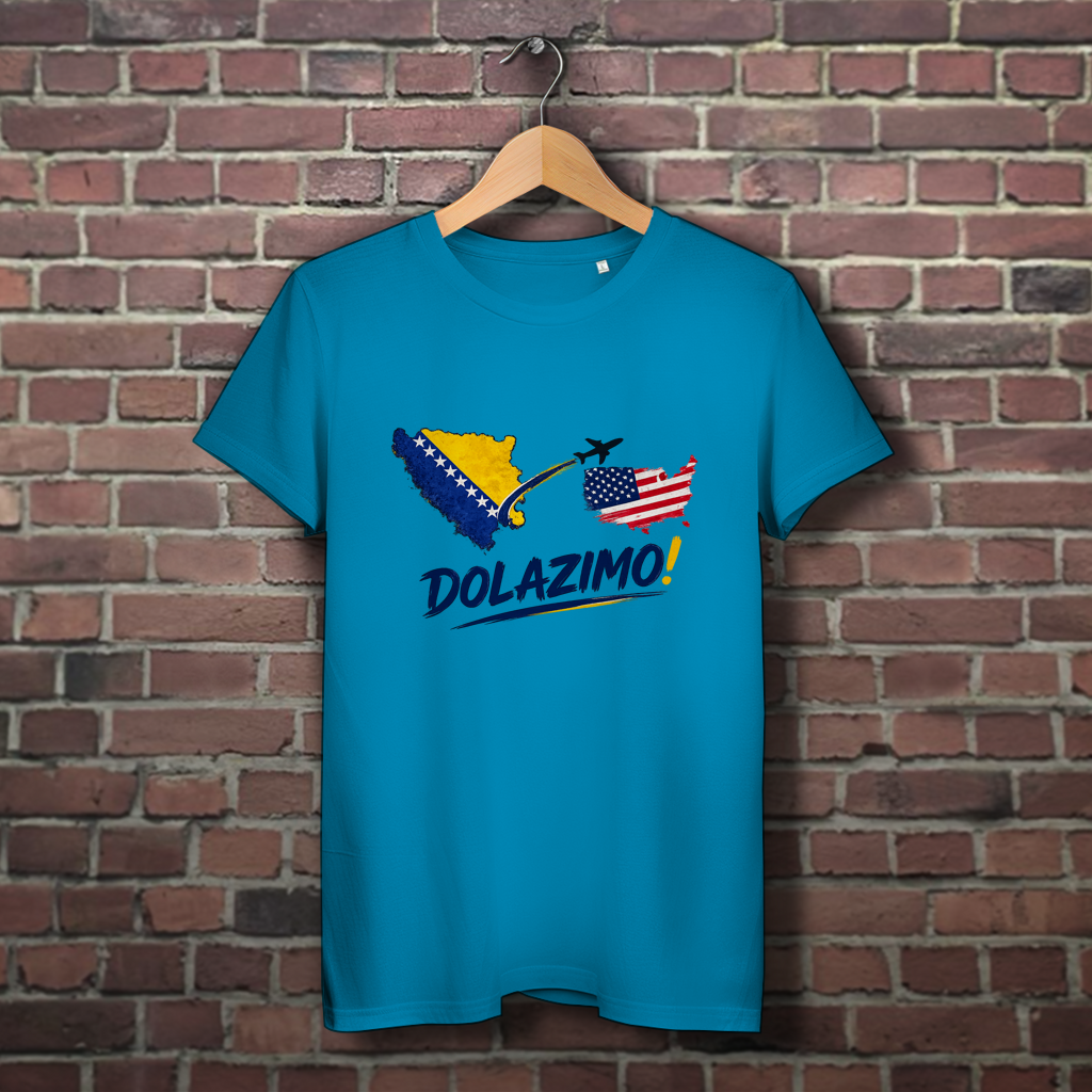 Women's Premium Organic T-Shirt - Dolazi Bosna | Front Print