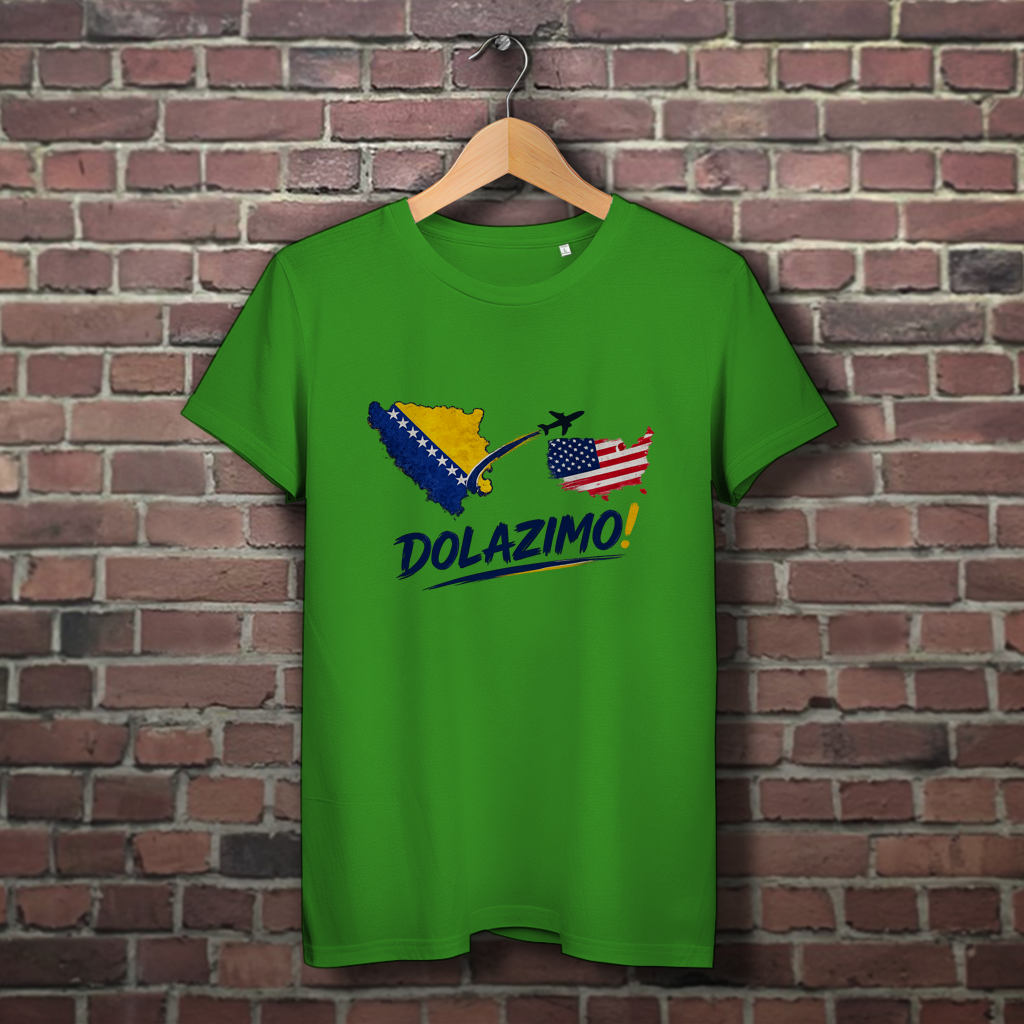 Women's Premium Organic T-Shirt - Dolazi Bosna | Front Print