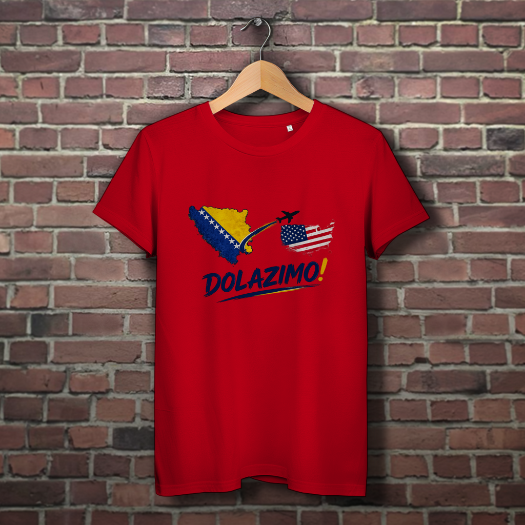 Women's Premium Organic T-Shirt - Dolazi Bosna | Front Print