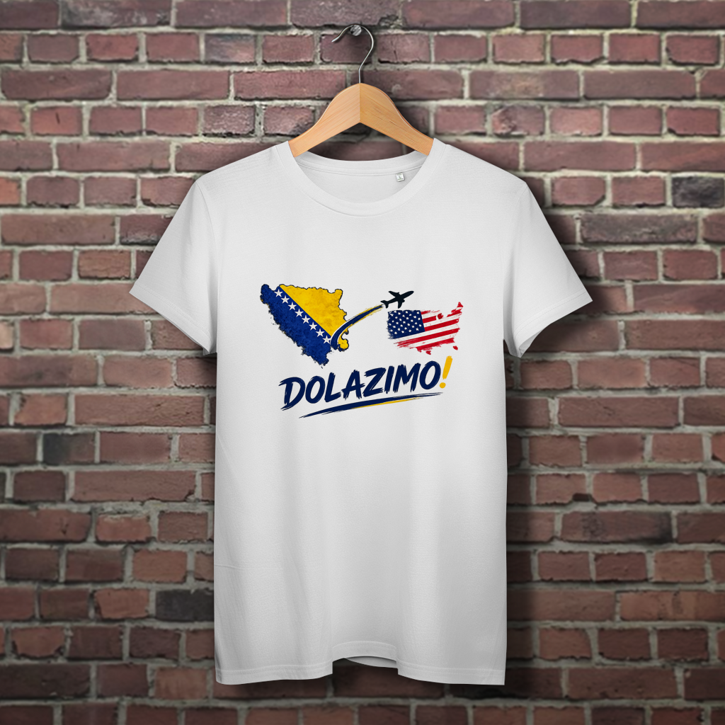 Women's Premium Organic T-Shirt - Dolazi Bosna | Front Print