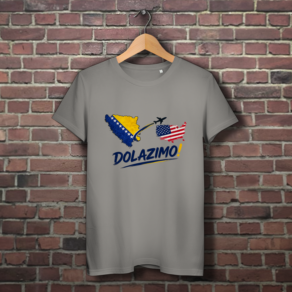 Women's Premium Organic T-Shirt - Dolazi Bosna | Front Print