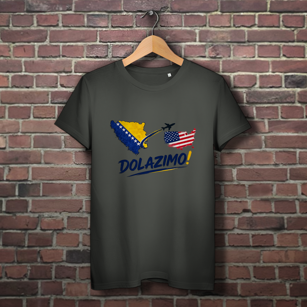 Women's Premium Organic T-Shirt - Dolazi Bosna | Front Print