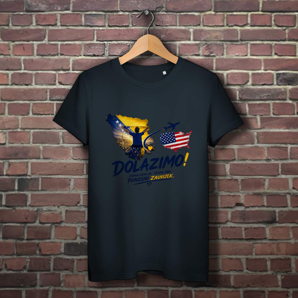 Women's Premium Organic T-Shirt - Dolazi Bosna Ponosna | Front Print