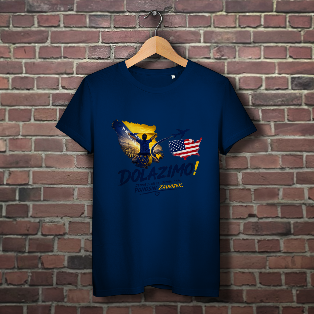 Women's Premium Organic T-Shirt - Dolazi Bosna Ponosna | Front Print