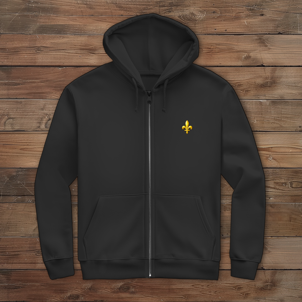 Men's Zip-Up Hoodie - Bosnia | Ljiljan