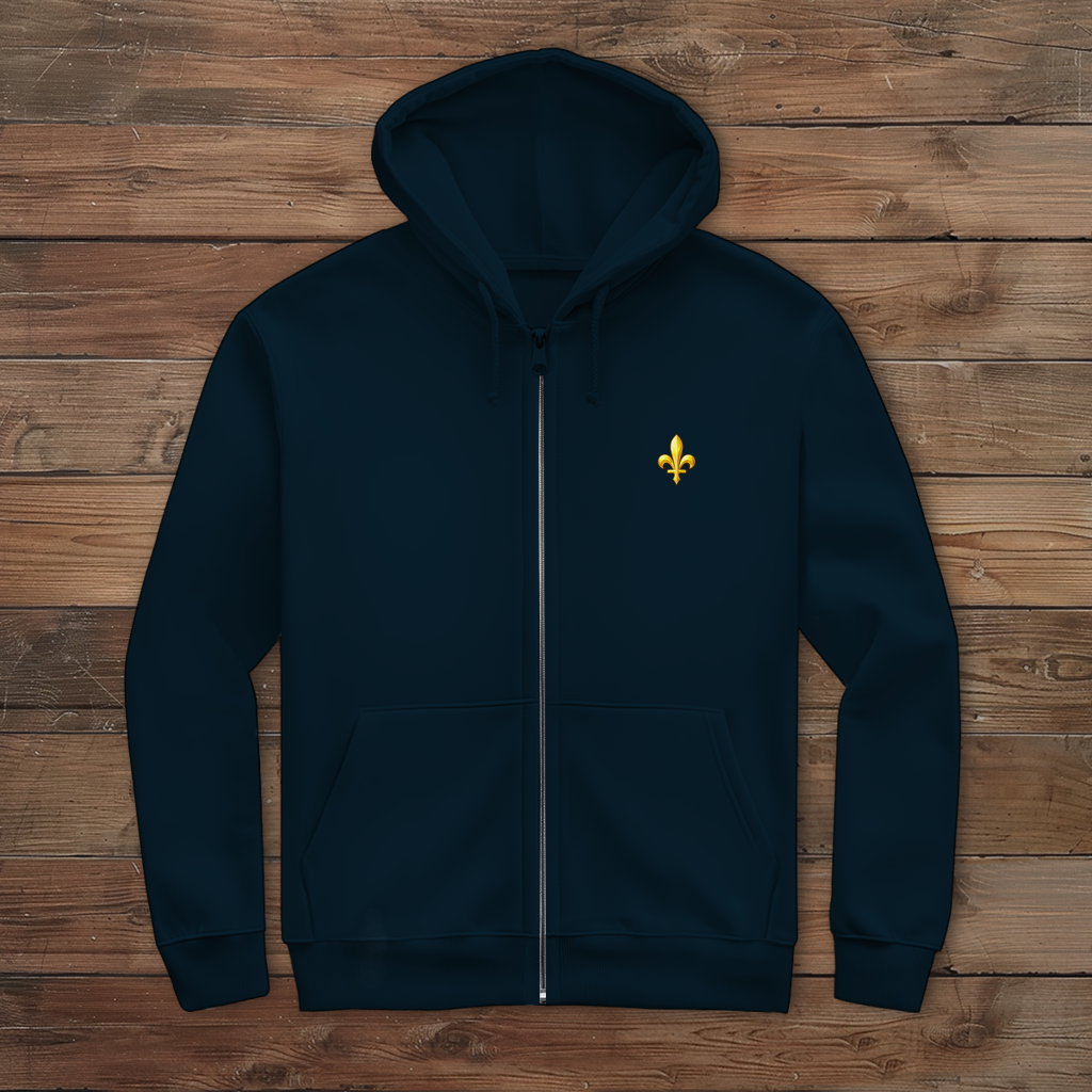 Men's Zip-Up Hoodie - Bosnia | Ljiljan