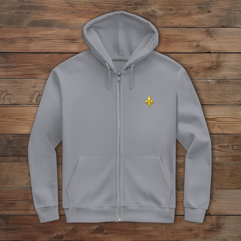 Men's Zip-Up Hoodie - Bosnia | Ljiljan