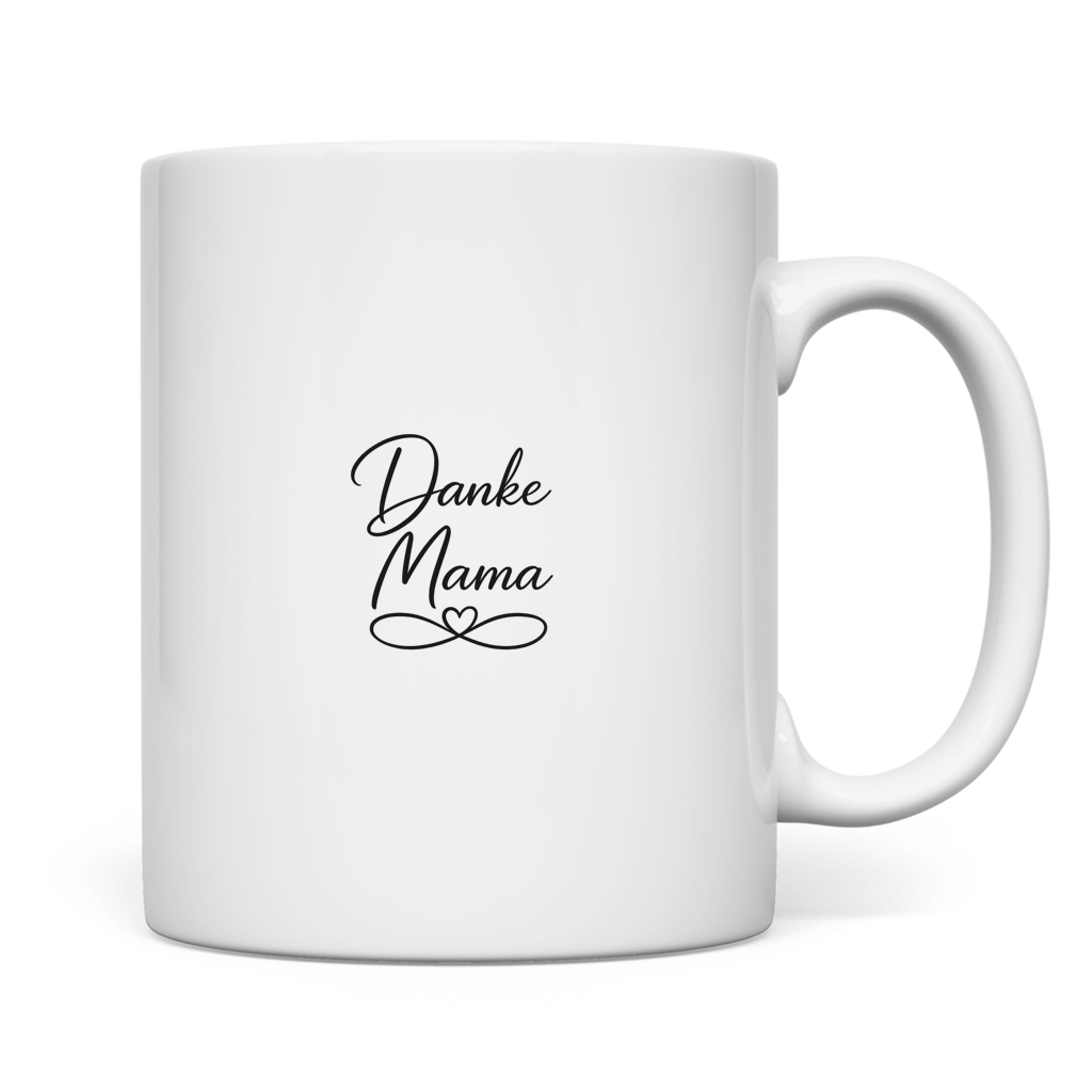 Classic "Thanks Mom" Mug - White Ceramic Mug Dishwasher Safe Gift