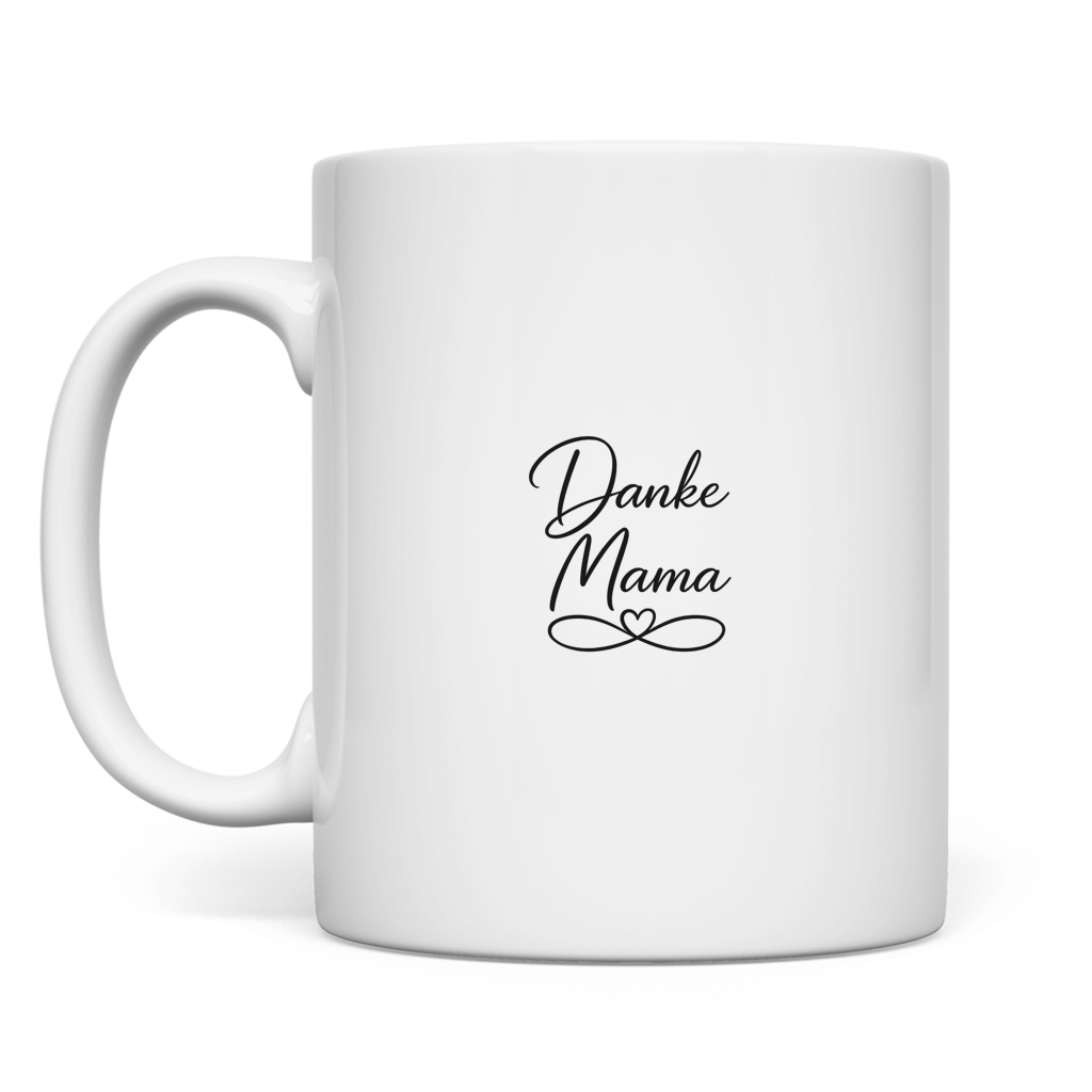 Classic "Thanks Mom" Mug - White Ceramic Mug Dishwasher Safe Gift