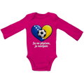Baby Bio Long-Sleeve Bodysuit - No, I'm not crying, I'm cheering | Front Print