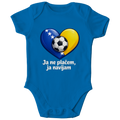 Kids Organic Bodysuit - No, I'm not crying, I'm cheering | Frontprint