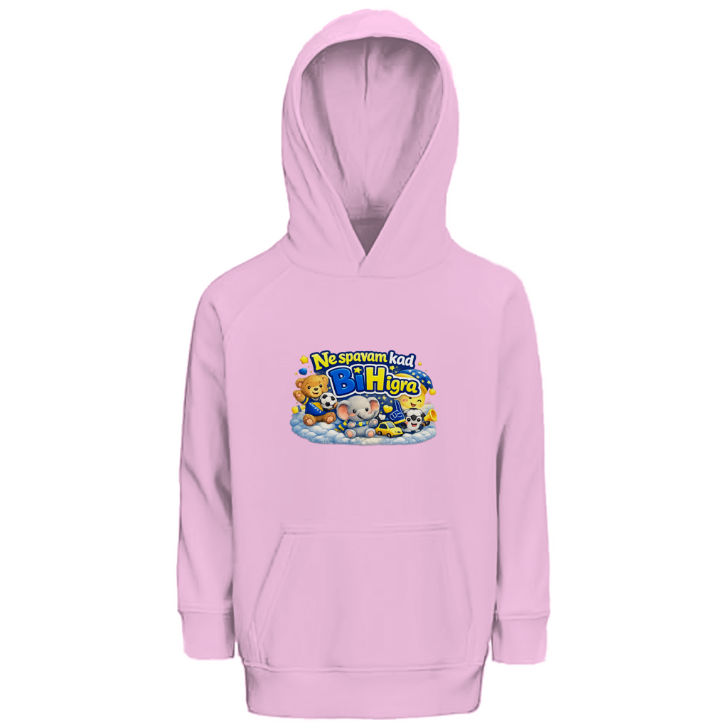 Kids Premium Organic Hoodie - I don't sleep when Bosnia and Herzegovina plays | Front print