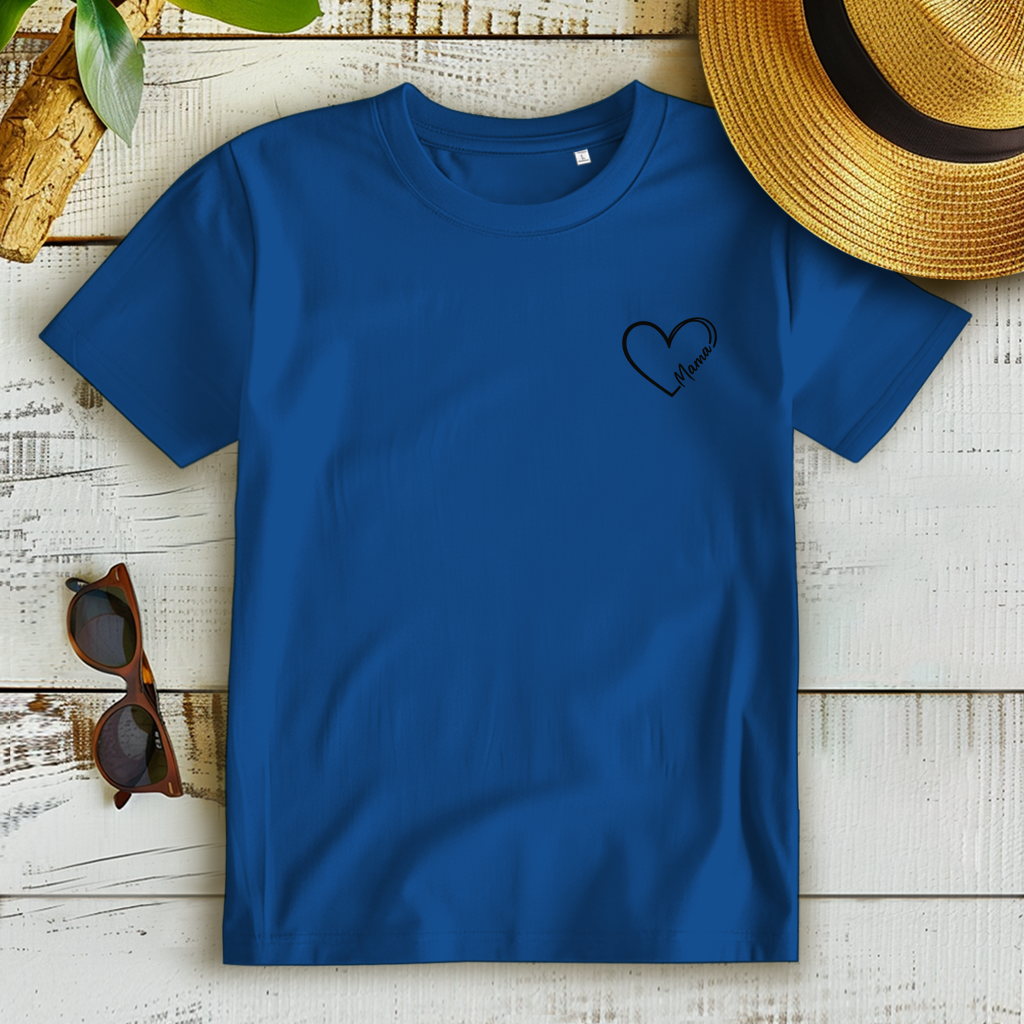 Women's Premium Organic T-Shirt - Mom Heart