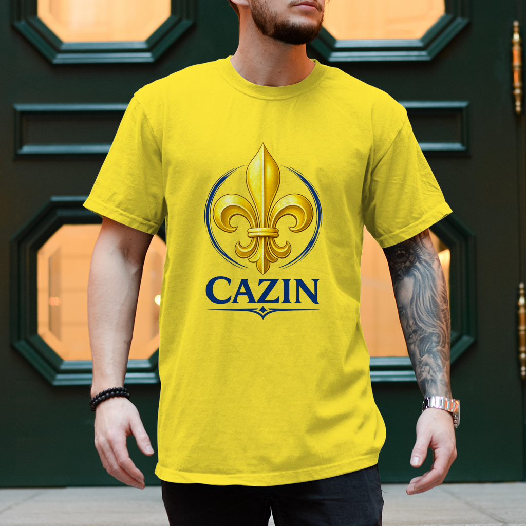 Herren T-Shirt - Cazin Bosnien Lilie Design | Frontprint