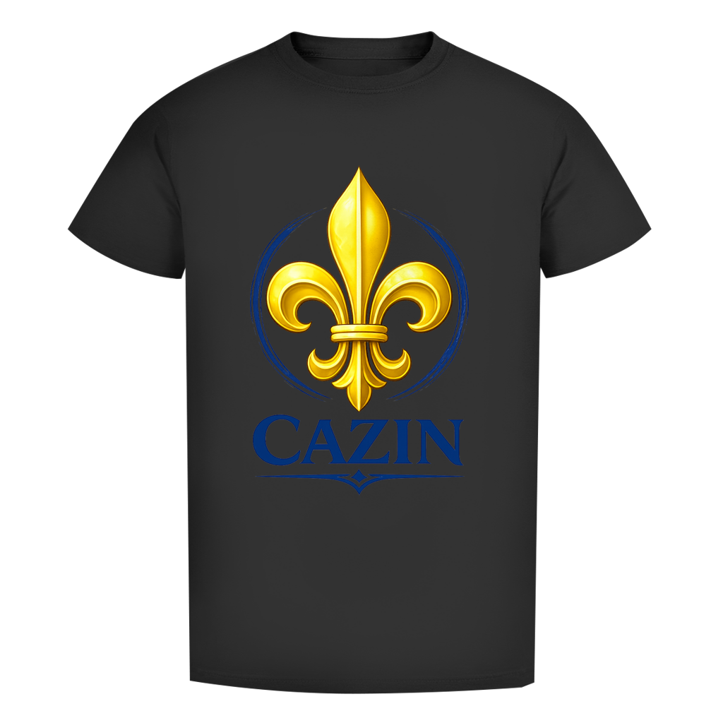 Cazin Bosnien Herren Premium Bio T-Shirt mit Bosnischer Lilie | Bio Baumwolle
