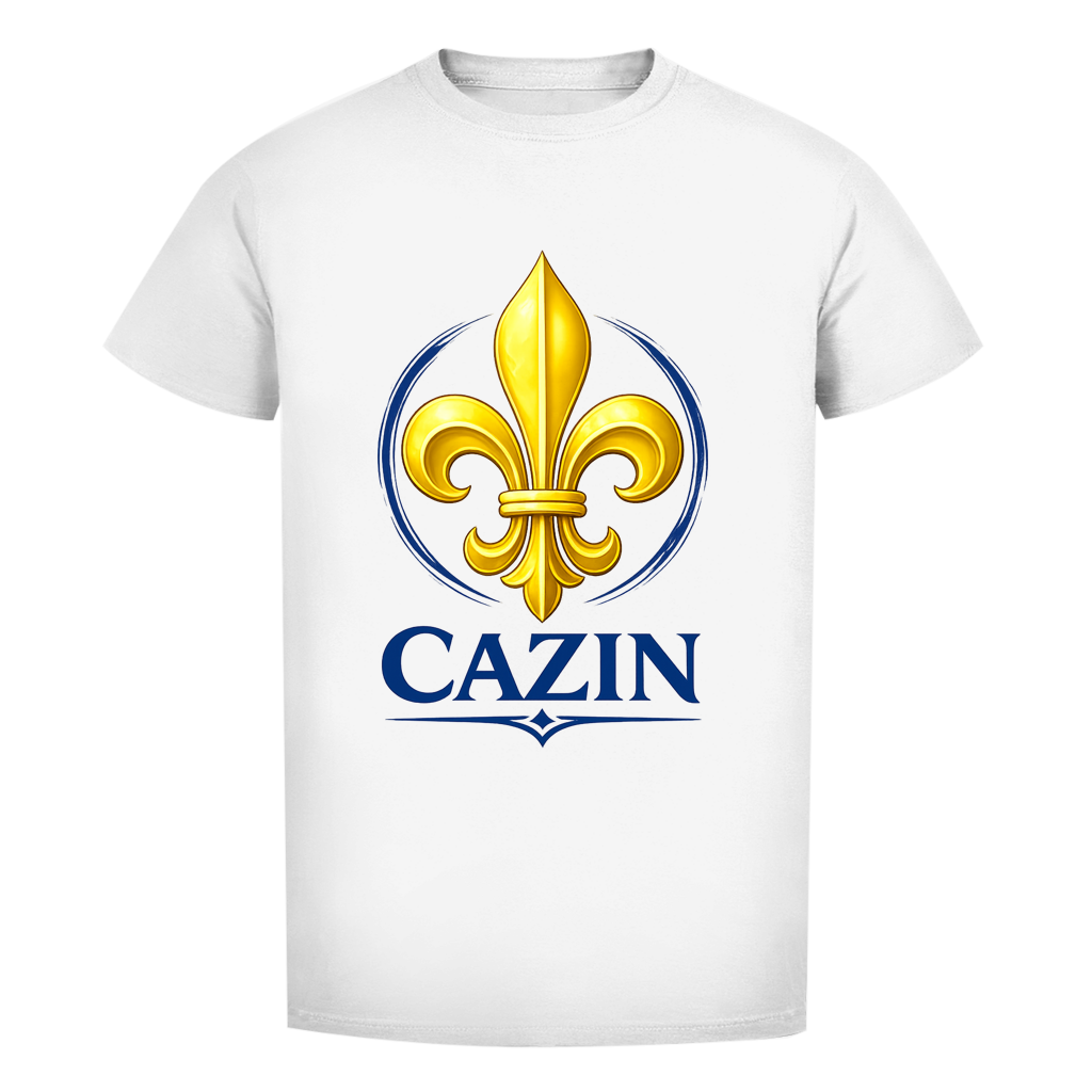 Cazin Bosnien Herren Premium Bio T-Shirt mit Bosnischer Lilie | Bio Baumwolle