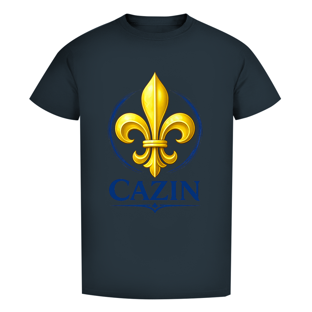 Cazin Bosnien Herren Premium Bio T-Shirt mit Bosnischer Lilie | Bio Baumwolle