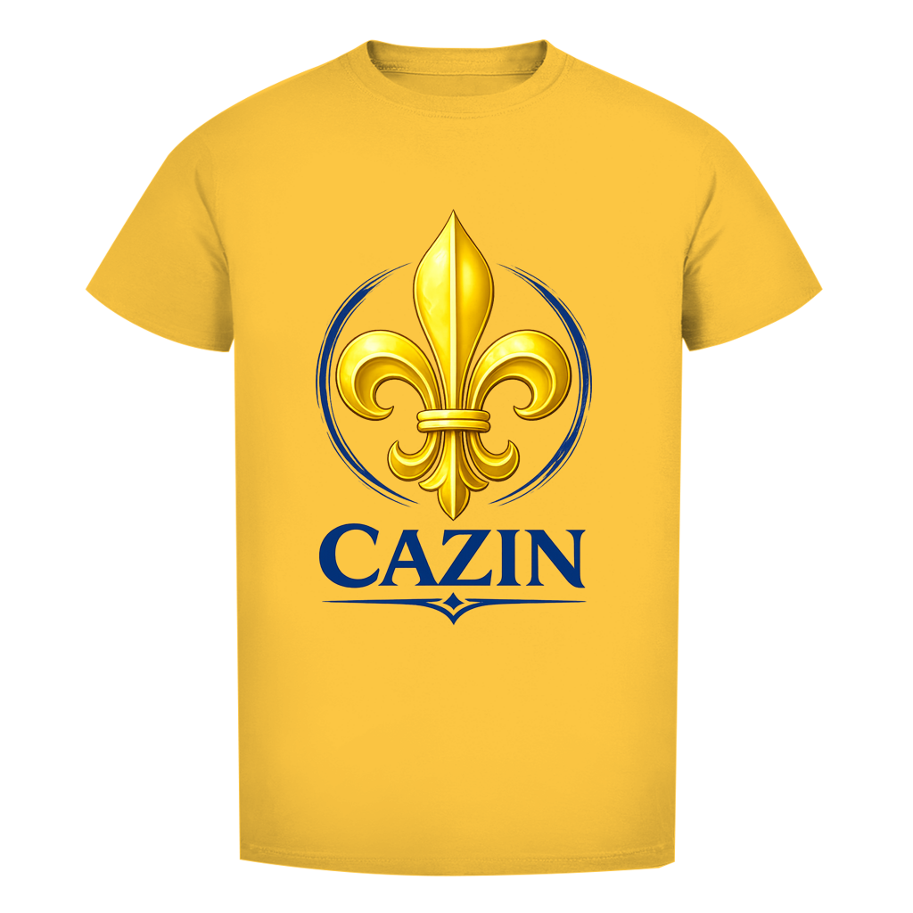Cazin Bosnien Herren Premium Bio T-Shirt mit Bosnischer Lilie | Bio Baumwolle