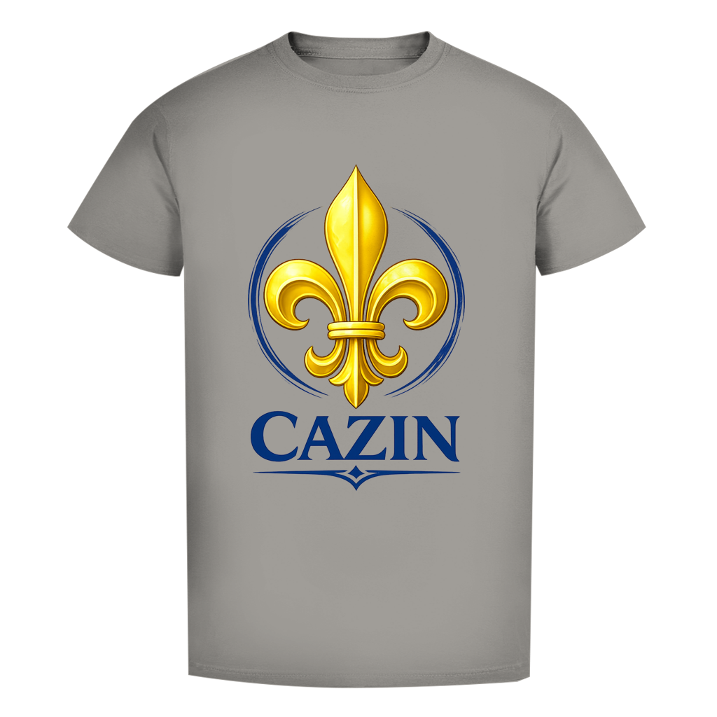 Cazin Bosnien Herren Premium Bio T-Shirt mit Bosnischer Lilie | Bio Baumwolle