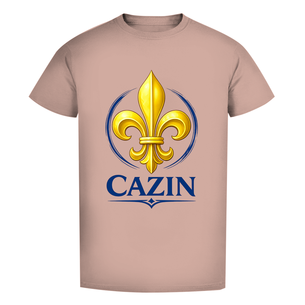Cazin Bosnien Herren Premium Bio T-Shirt mit Bosnischer Lilie | Bio Baumwolle