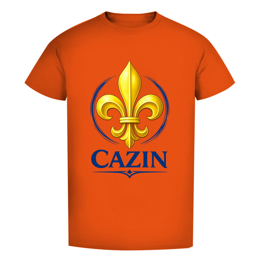 Cazin Bosnien Herren Premium Bio T-Shirt mit Bosnischer Lilie | Bio Baumwolle