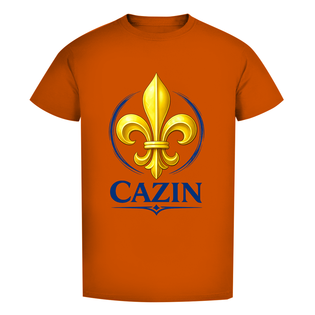 Cazin Bosnien Herren Premium Bio T-Shirt mit Bosnischer Lilie | Bio Baumwolle