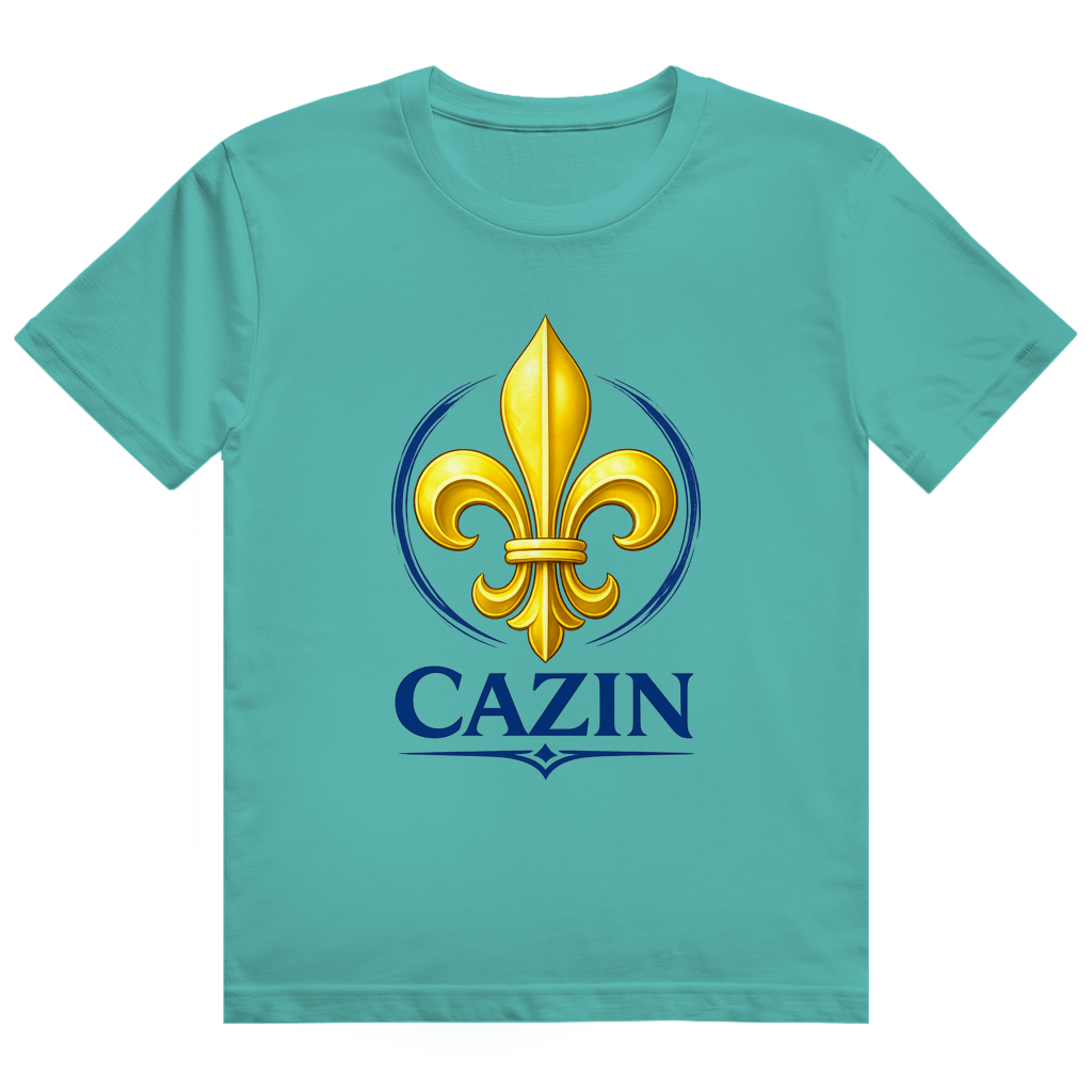 Cazin Bosnien Herren T-Shirt mit Bosnischer Lilie | Bosna Shirt aus 100 % US-Baumwolle