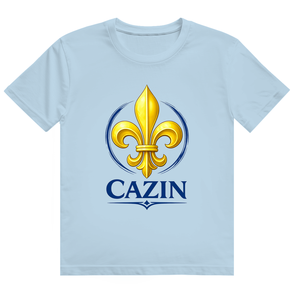 Cazin Bosnien Herren T-Shirt mit Bosnischer Lilie | Bosna Shirt aus 100 % US-Baumwolle