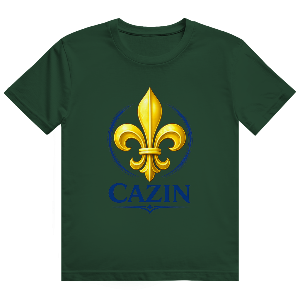 Cazin Bosnien Herren T-Shirt mit Bosnischer Lilie | Bosna Shirt aus 100 % US-Baumwolle