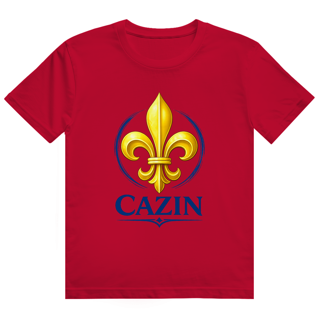 Cazin Bosnien Herren T-Shirt mit Bosnischer Lilie | Bosna Shirt aus 100 % US-Baumwolle