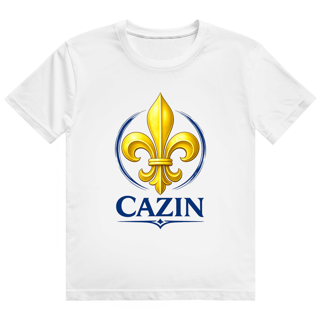 Cazin Bosnien Herren T-Shirt mit Bosnischer Lilie | Bosna Shirt aus 100 % US-Baumwolle
