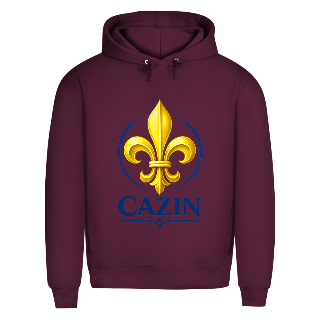 Herren Premium Bio Hoodie Cazin Bosnien Lilie – Bosnischer Hoodie mit Ljiljan