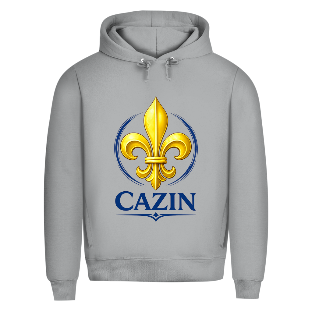 Herren Premium Bio Hoodie Cazin Bosnien Lilie – Bosnischer Hoodie mit Ljiljan