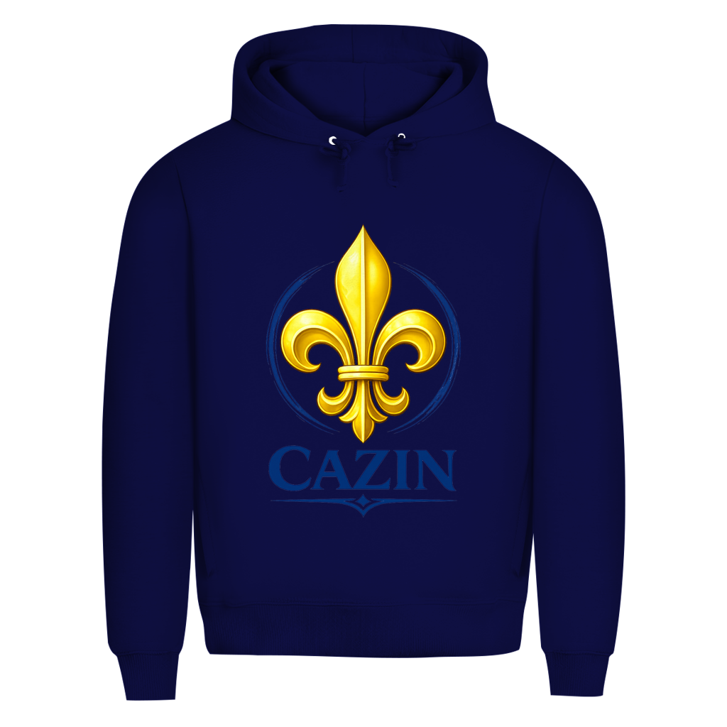 Herren Premium Bio Hoodie Cazin Bosnien Lilie – Bosnischer Hoodie mit Ljiljan