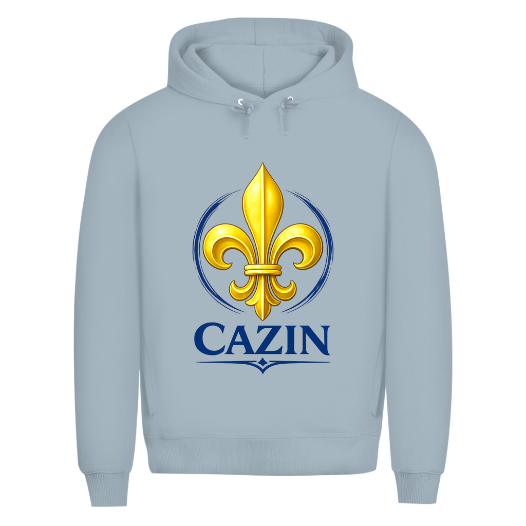 Herren Premium Bio Hoodie Cazin Bosnien Lilie – Bosnischer Hoodie mit Ljiljan
