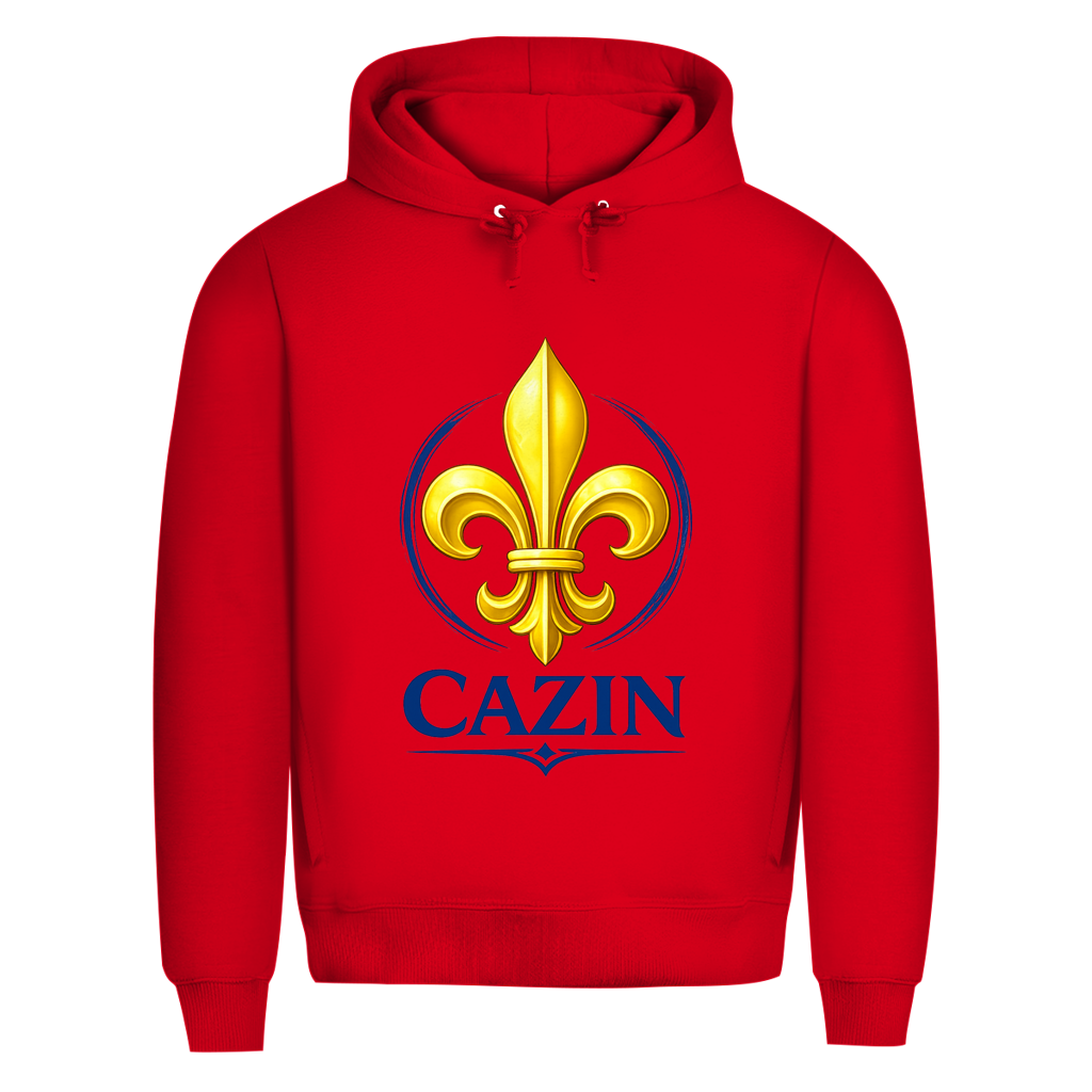 Herren Premium Bio Hoodie Cazin Bosnien Lilie – Bosnischer Hoodie mit Ljiljan