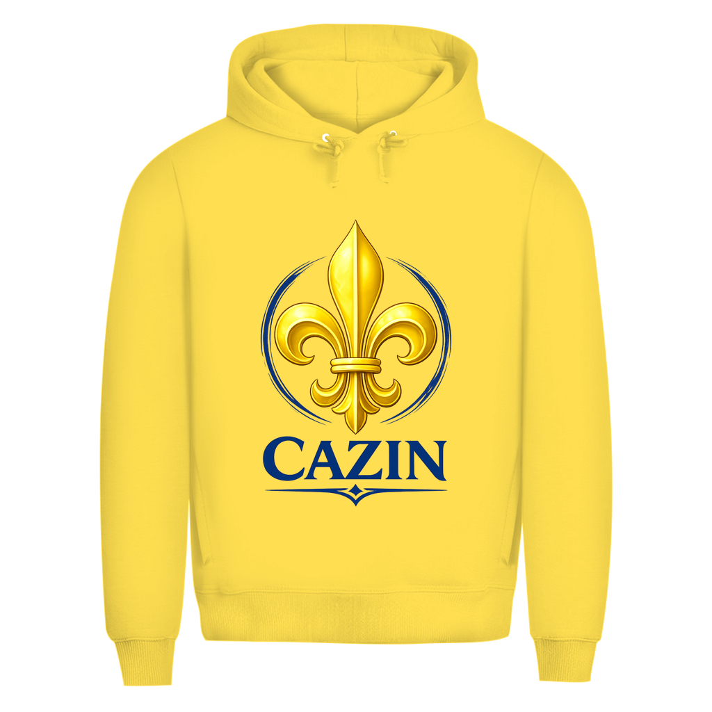 Herren Premium Bio Hoodie Cazin Bosnien Lilie – Bosnischer Hoodie mit Ljiljan