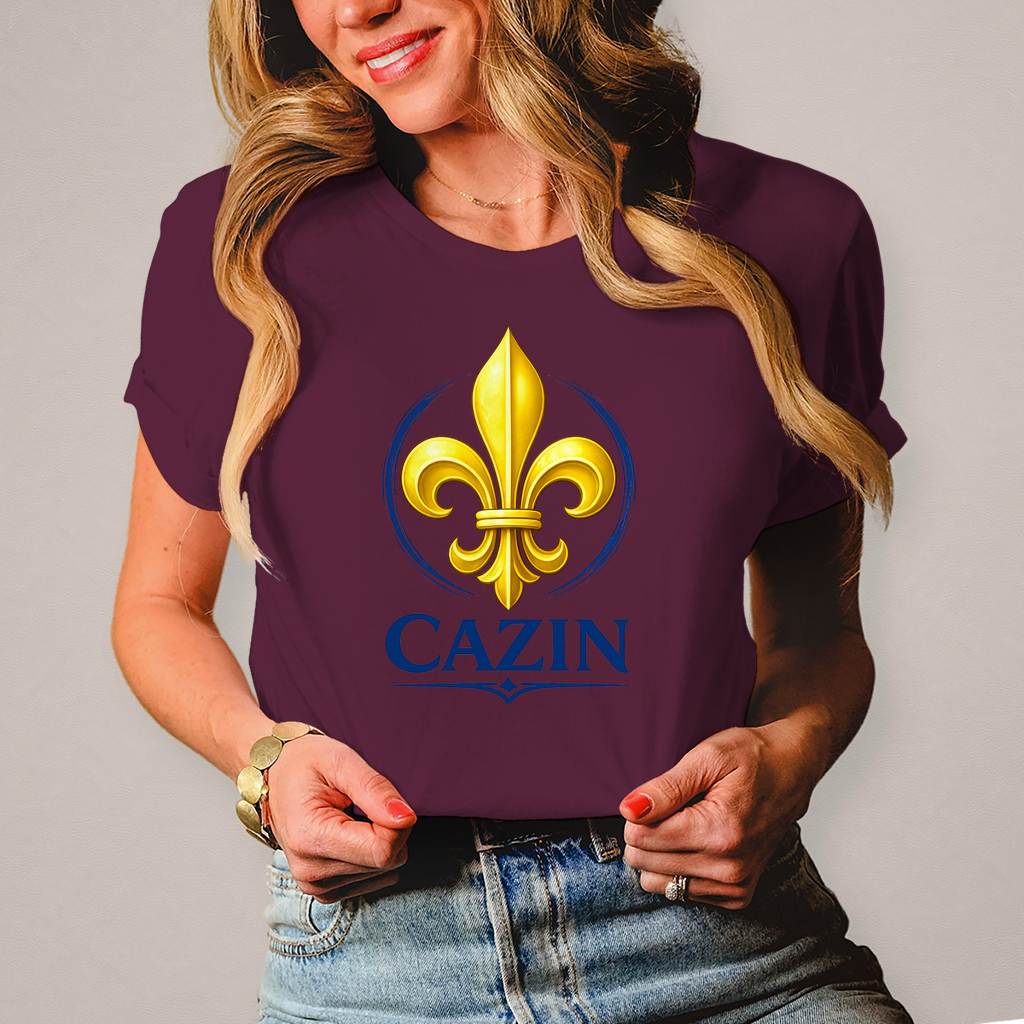 Damen T-Shirt - Cazin Bosnien Lilie Design | Frontprint