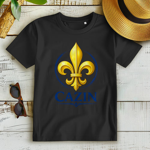 Cazin Bosnien Damen Premium Bio T-Shirt mit Bosnischer Lilie | Bio Baumwolle