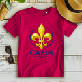 Cazin Bosnien Damen Premium Bio T-Shirt mit Bosnischer Lilie | Bio Baumwolle